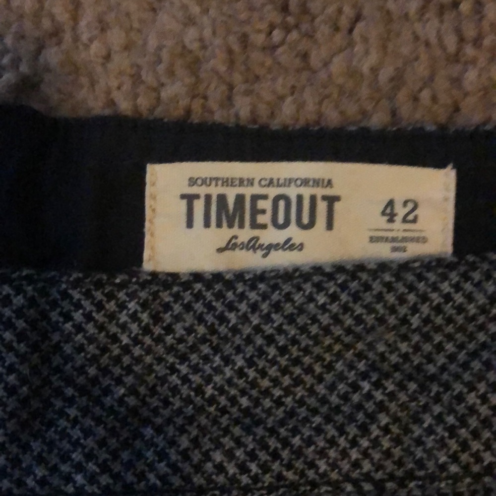 Timeout Wool Houndstooth Pleated Skirt - Picture 4 of 5